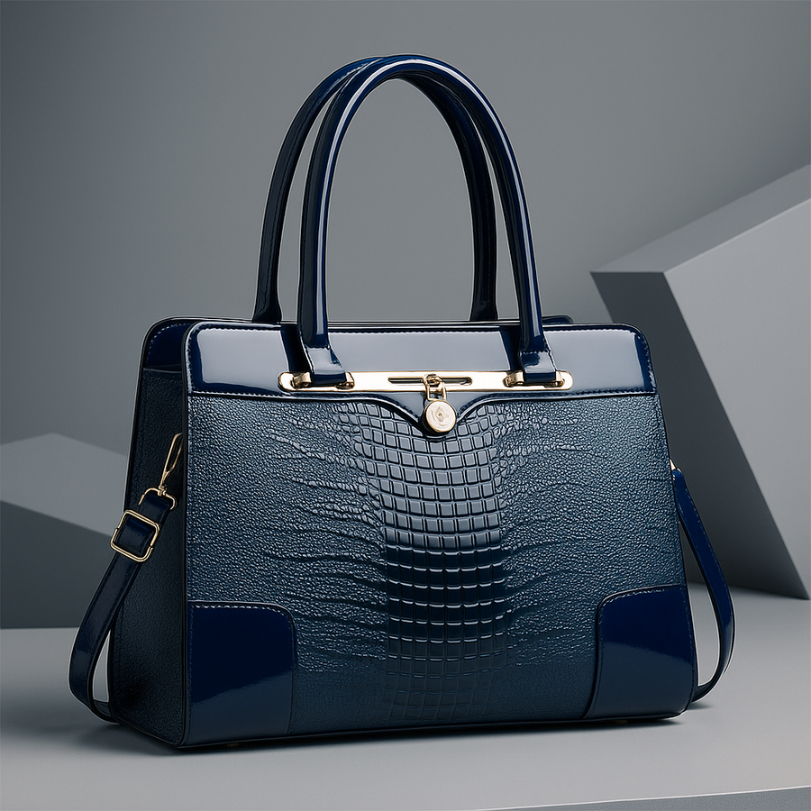 The Mayfair Croc-Effect Handbag
