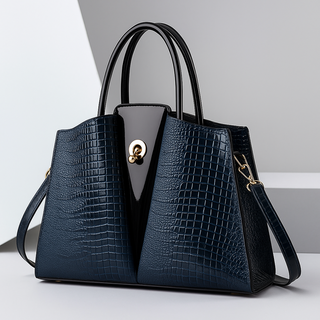 The Kensington Croc-Effect Tote
