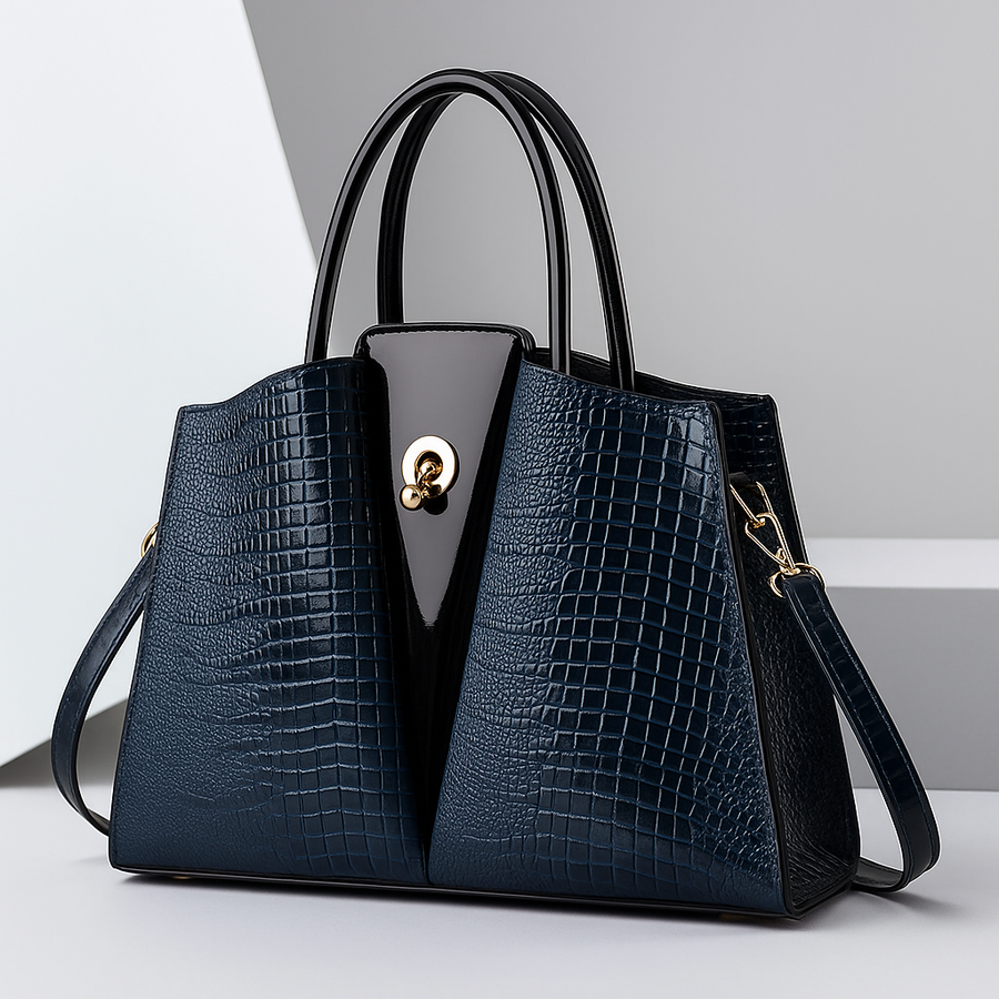 The Kensington Croc-Effect Tote