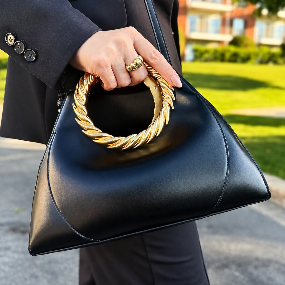 The Notting Hill Ring-Handle Bag